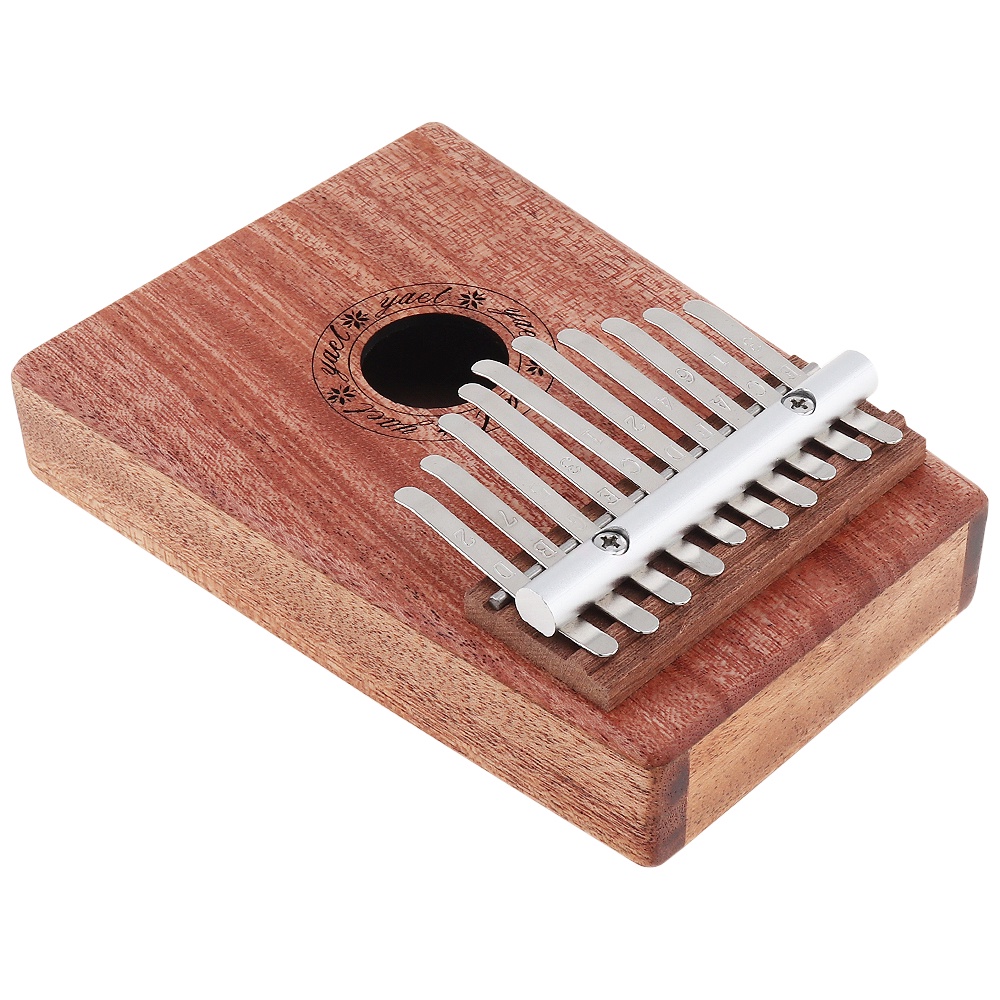 Kalimba Piano Jari Jempol Mini 10 Kunci Bahan Kayu Mahoni Alami