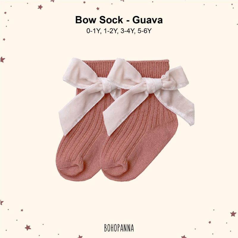 BOHOPANNA BOW SOCK