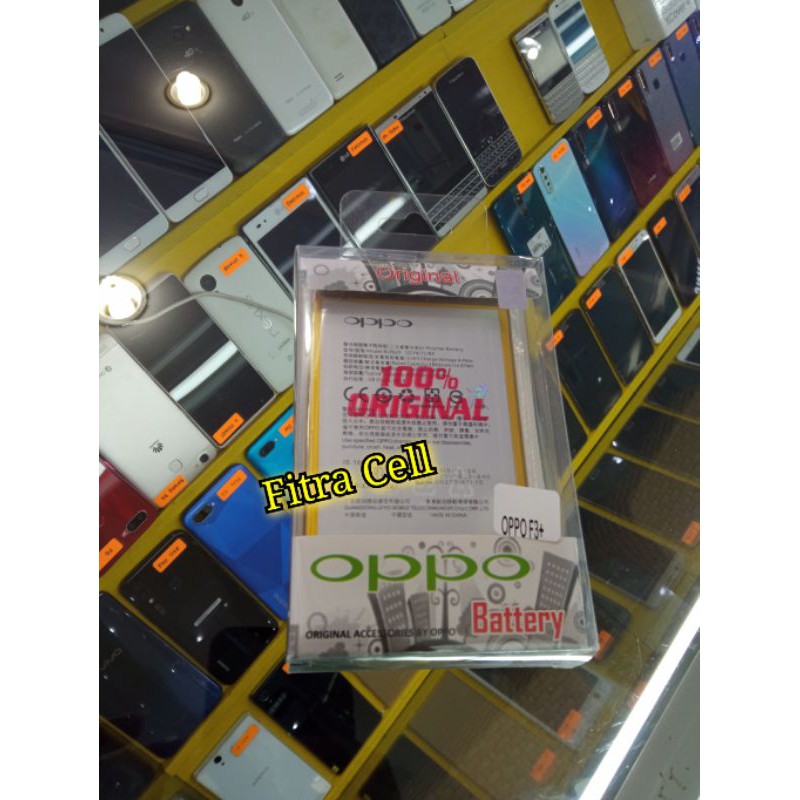 Battery Batre Batrei Baterai Oppo F3 Plus BLP623 BLP-623 Oppo F3+ ORIGINAL