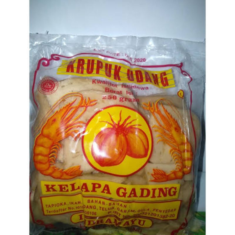 

krupuk udang kelapa daging