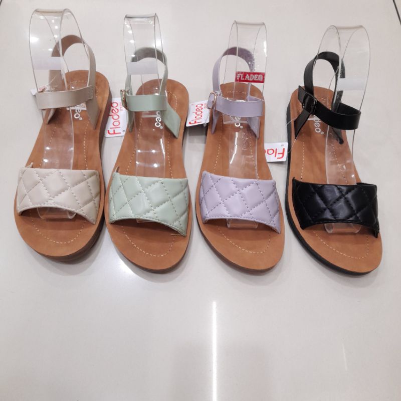 sandal flat wanita fladeo