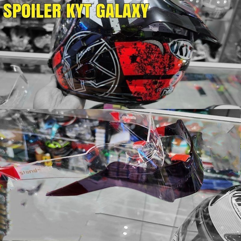 SPOILER HELM KYT GALAXY SLIDE