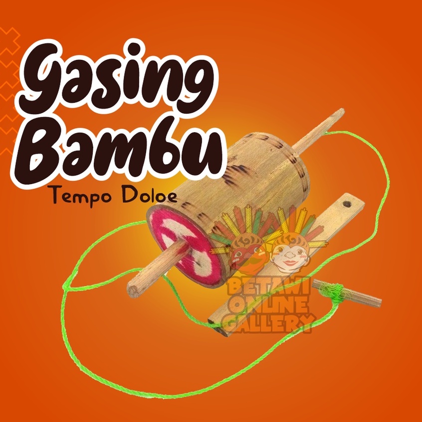 Gasing / Pangggal Bambu / Mainan Tradisional / Gasing Bambu