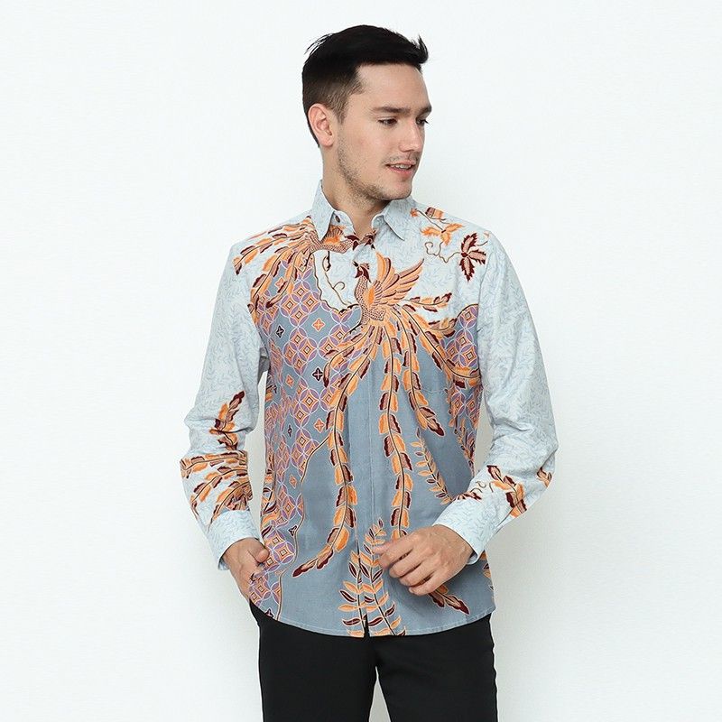 BATIK AKSA KEMEJA PANJANG HENRY HONEY (ORI)