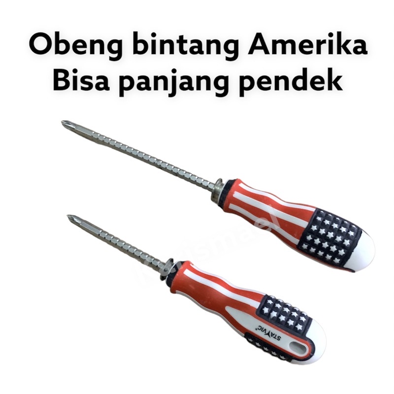 OBENG PLUS MIN PANJANG PENDEK OBENG AMERIKA