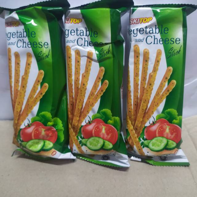 

chesee stik/biskitop vegetable chesee 60gr