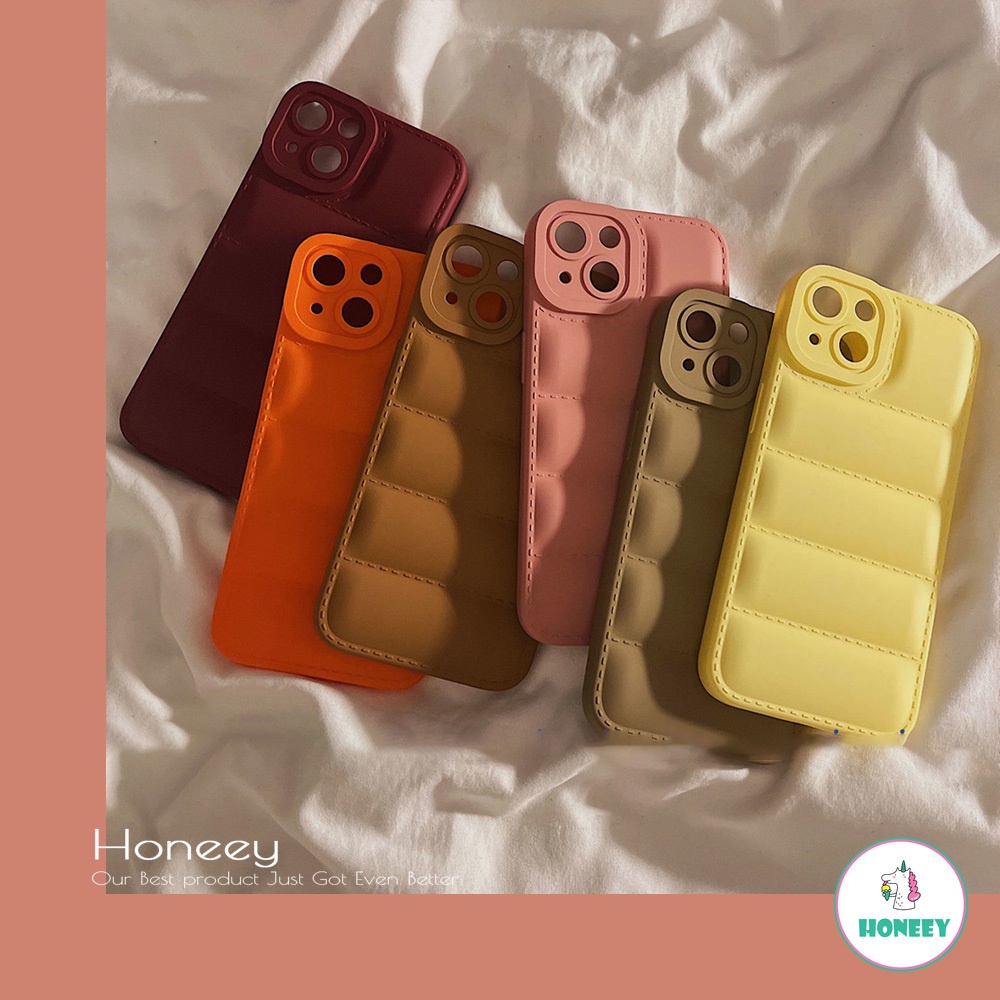 Soft Case TPU Ultra Slim Shockproof Warna Permen 3D Cover IPhone 14 13 12 11 Pro Max X XR 8 7 Plus