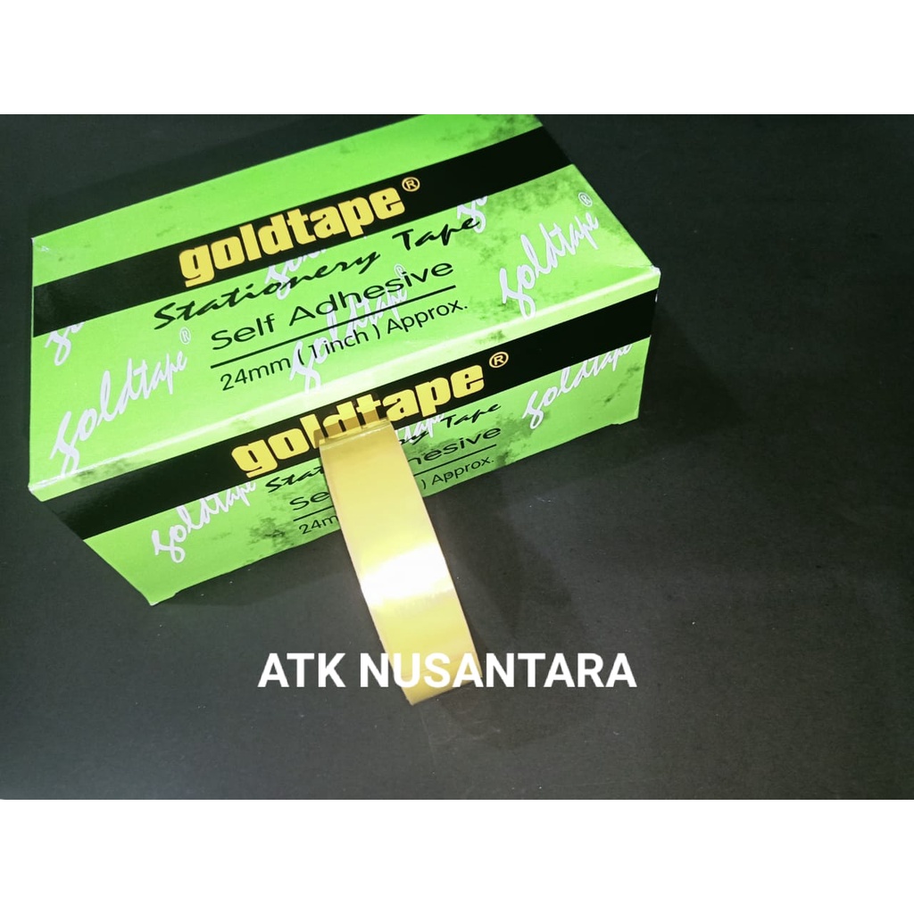 

(PCS) SOLASI PLASTIK GOLDTAPE 24MM