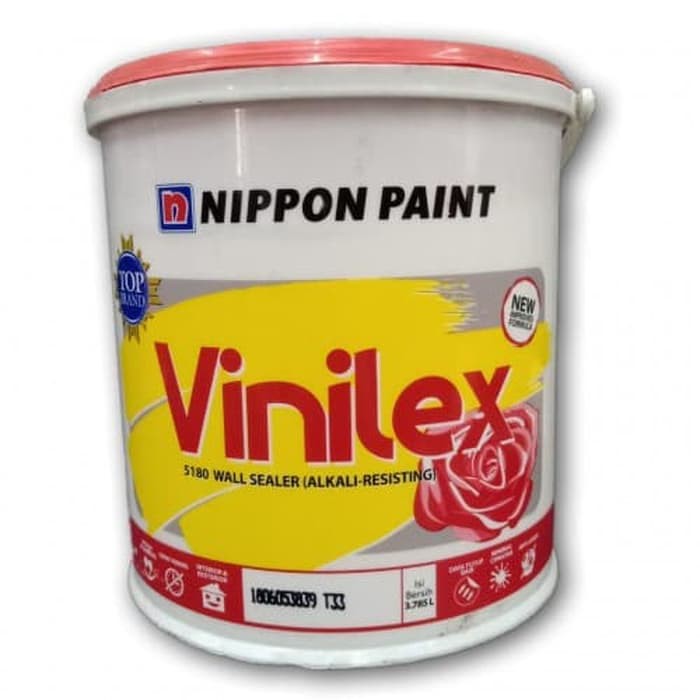 VINILEX 5180 WALL SEALER Alkali Resisting (4 KG) / Cat Dasar Alkali Sealer Tembok NIPPON PAINT