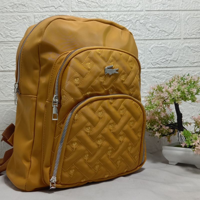 Ransel Fashion Wanita NiLon bordir-H.kuning