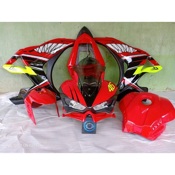 full fairing Vixion old / new vixion model R25 body custum yamaha r25 untuk new vixion  vixion lama