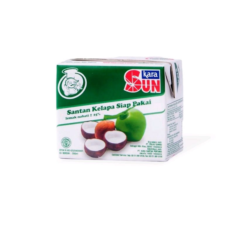 

Sun Kara Santan Kelapa 200 Ml