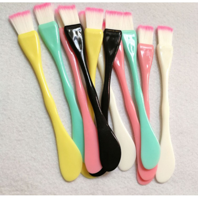 DD130 [1KG=240PCS] Spatula Kuas Masker 2in1 / Kuas dan Spatula Masker Wajah Brush Serbaguna