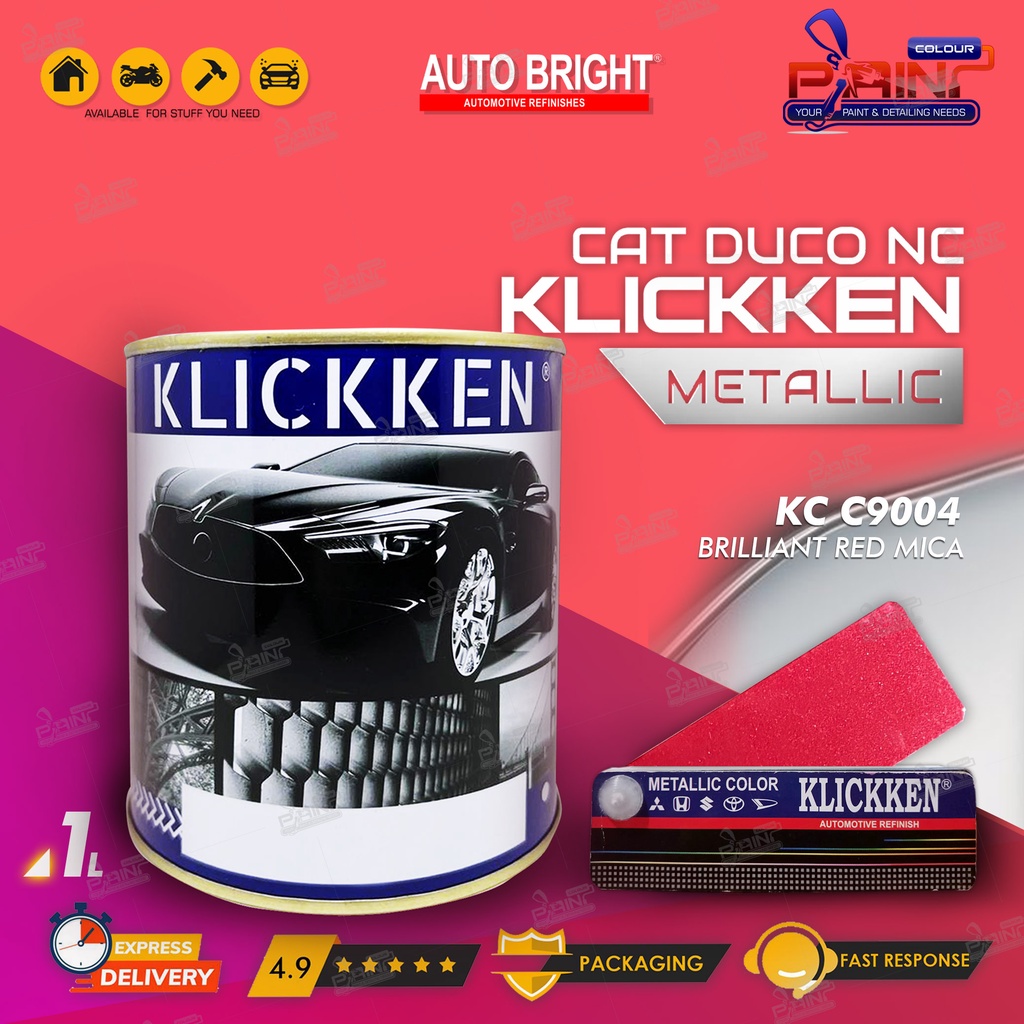 Cat Duco Metallic KLICKKEN METALLIC - KC C9004 BRILIANT RED MICA