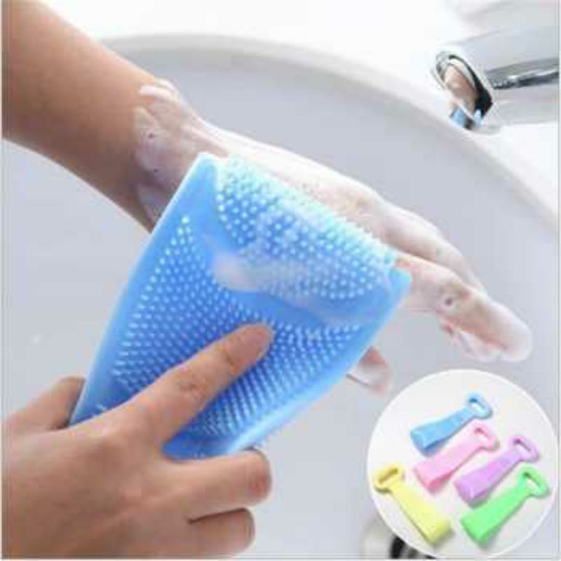 Sikat Punggung Untuk Mandi Penggosok Badan Silicone Scrub Brush