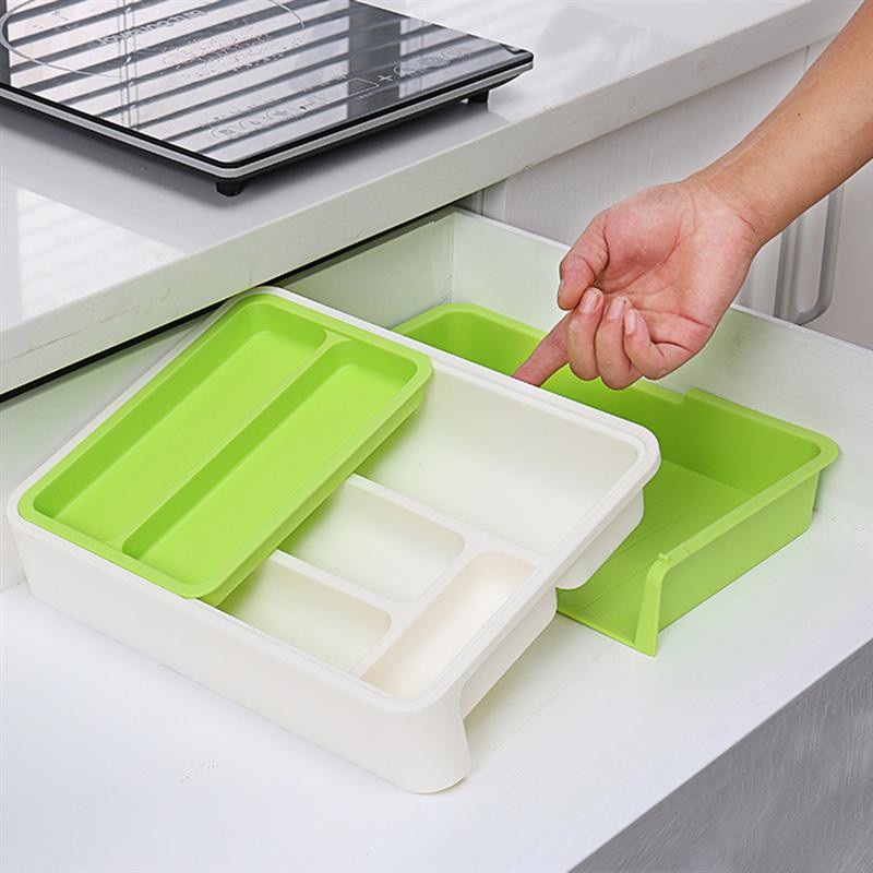 DrawerStore with Expandable Cutlery Tray