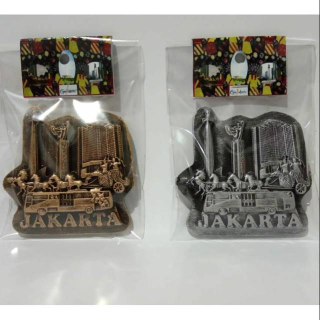 (BISA COD) MAGNET KULKAS JAKARTA INDONESIA TUGU MONAS BAHAN FIBERGLASS - SOUVENIR MURAH