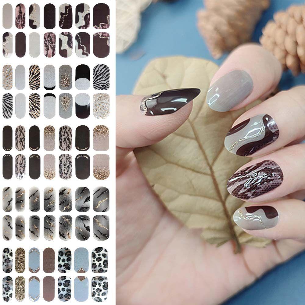 Mxbeauty Stiker Nail Art Fashion Bulan Bintang Sepuhan Perekat Stiker Manikur Aksesoris Nail Art Dekorasi