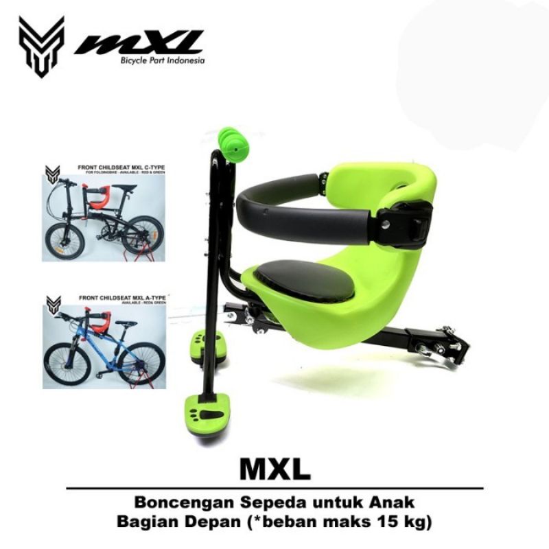 Boncengan Sepeda Anak Depan Lipat MTB merek MXL