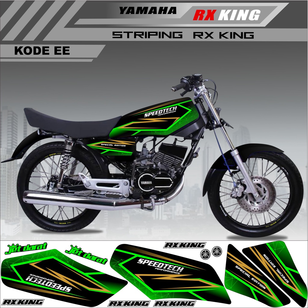 Sticker Rx King Variasi Stiker Striping Rx King Kode EE