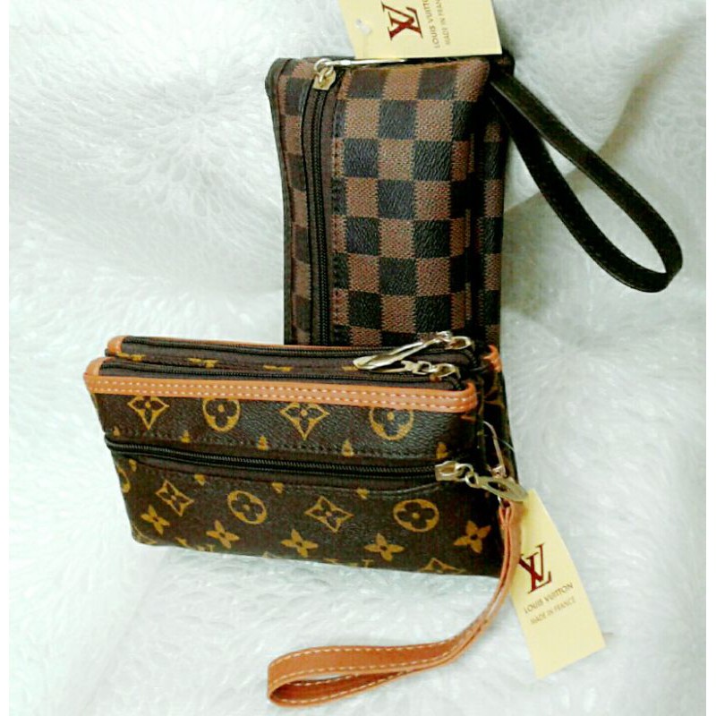 POUCH LV DOMPET 3RUANG BAGUS BERKUALITAS