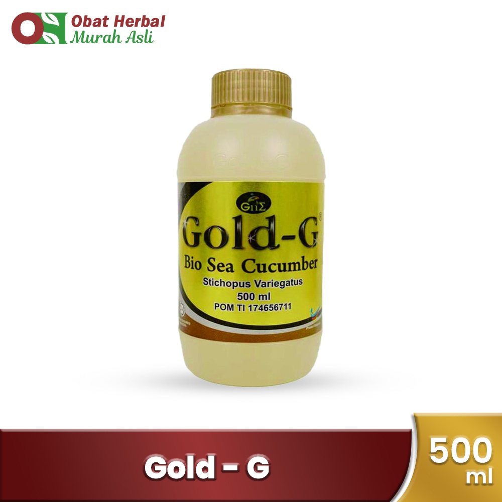 Gold G 500ml Jelly Gamat Bio Sea Cucumber Untuk Mengatasi Anemia Darah