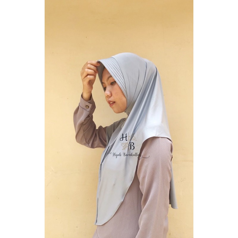 Bergo jersey/Bergo Pet jersey/Bergo Instan Pet/Bergo Bahan jersey premium/Hijab bergo instan-4