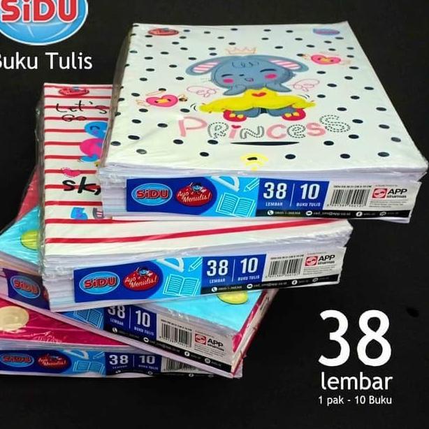 

Berkualitas! Buku tulis sidu 38 lembar sinar dunia isi 1 Pack 10 Buku ,,