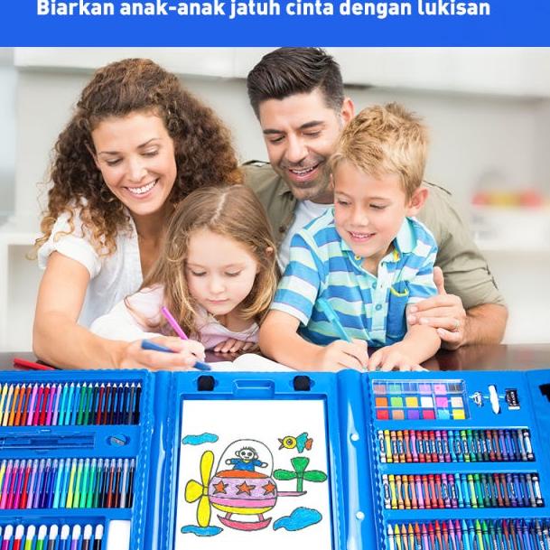 

(K9B8) ★ IMomBayi Crayon Set 208pcs / Krayon Mewarnai Anak 208pcs / Pensil Warna Set 208pcs //Premium@product