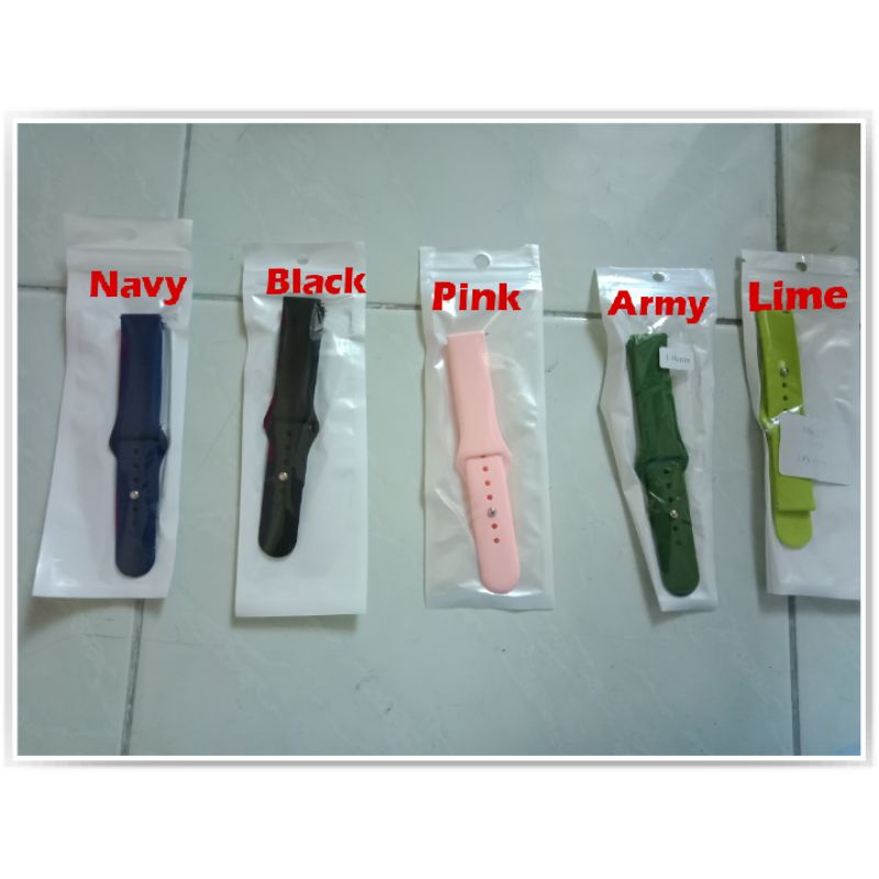 STRAP TALI JAM TANGAN - RUBBER STYLE APPLE 18MM - FOR XIAOMI / FOSSIL GEN 4