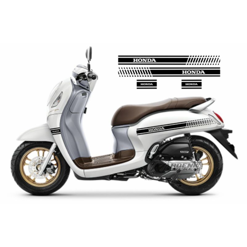 Stiker striping scoopy simple stiker cutting list body motor scoopy