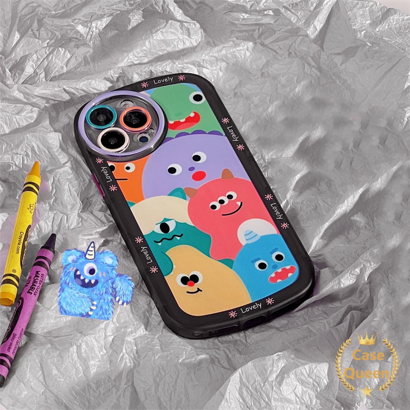 Soft Case TPU Motif Graffiti Monster Kecil Untuk Samsung A12 A03 A52 A13 M32 A02s A53 5G A51 A50 A22 A31 A32 A33 A50s A03s A20s M22 A30s M22