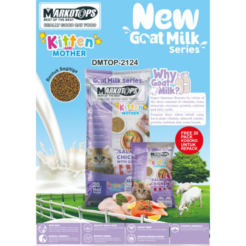 Makanan kucing markotops kitten - 3kg