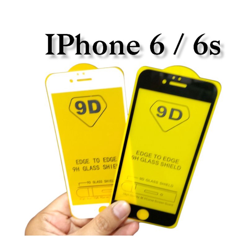 Tempered Glass IPhone 6 /6s Anti gores Kaca Full Layar 9D