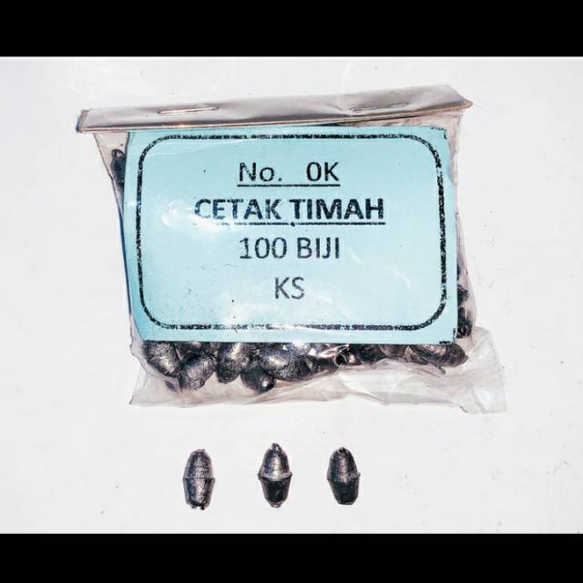 Timah | Timbel | Pemberat Mancing MLINJO 0K | 0.97 GRAM (Per 1 Biji)