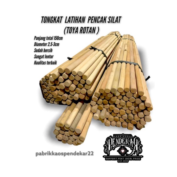 TOYA ROTAN / TOYA ROTAN SILAT / STIK ROTAN / TOYA PSHT / TONGKAT ROTAN / TOYA PENCAKSILAT / TONGKAT 