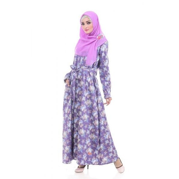 BAJU MUSLIM GAMIS SYAR'I NIBRAS NS 12A (XS,S, M, L ,XL)