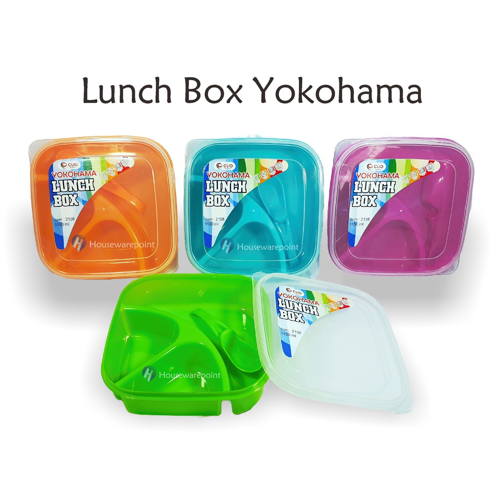 Jual Murah 6 Pcs Lunch Box Yokohama/ Kotak Makan Katering/ Lunch Box Clio YrwKg6f5DoX0M
