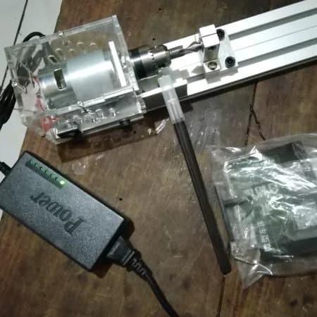 Mesin Bubut Kayu Desktop Set Adaptor Switching Paket Alat Pahat 12 Pcs