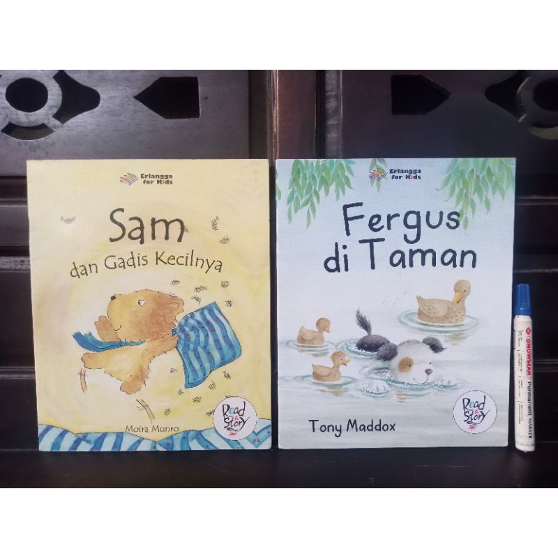 Paket 2 buku cerita anak read a story (preloved/bekas/second)