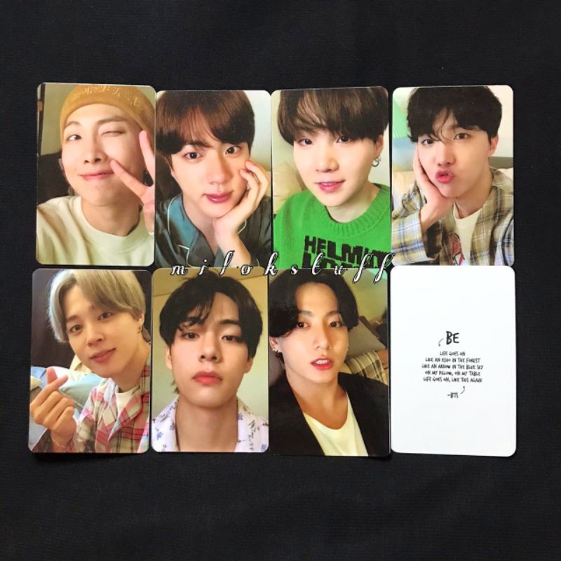 [READY] BTS PAJAMAS PHOTOCARD SET TAEHYUNG JUNGKOOK JIMIN RM JIN JHOPE SUGA