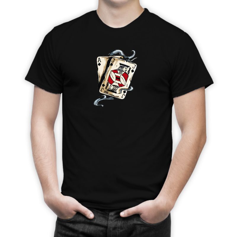 Kaos distro grade ori murah lebay motif joker M L XL - Kystore