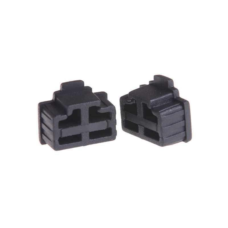 (Ele) 10pcs Plug Pelindung Port Ethernet Rj45 Anti Debu Warna Hitam / Putih