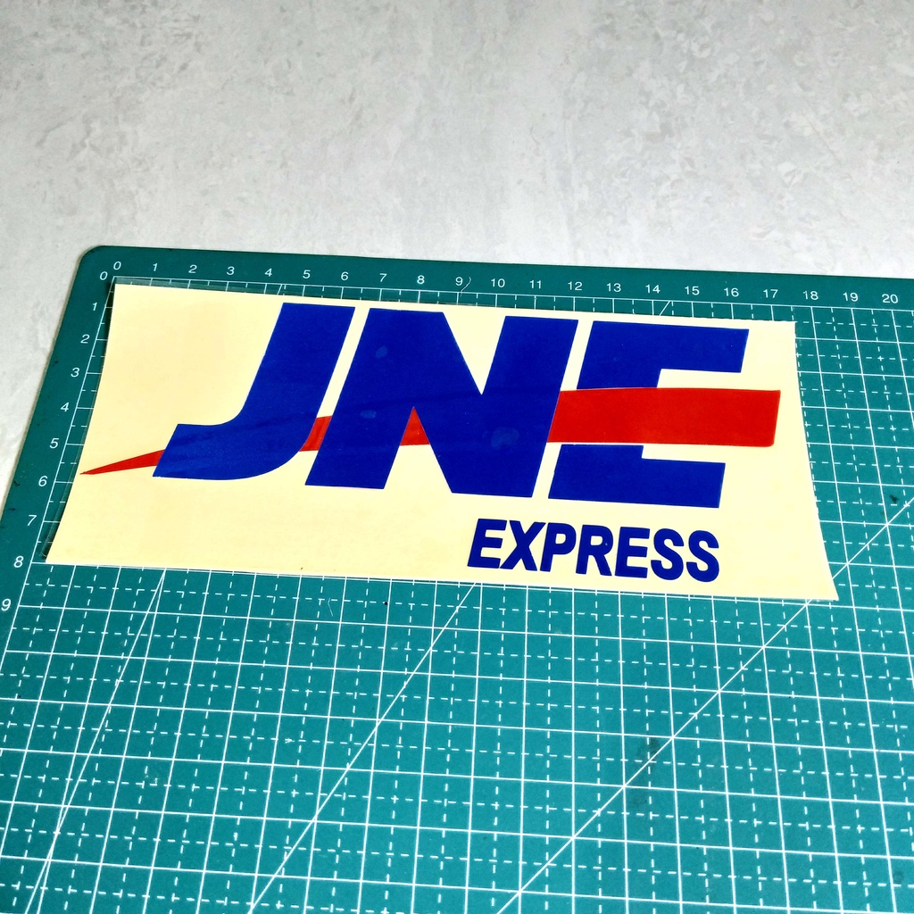 Cutting Stiker Jne Express Variasi Motor Mobil Sticker Timbul Keren Nyala Dasbor Spakbor Visor Body Kaca Helm Laptop Hologram Reflective Tahan Air Bodi Samping Nama Jepang Scoopy Vario Beat NMAX PCX Vespa Aesthetic Pickup Anime Windshield Kustom Modif