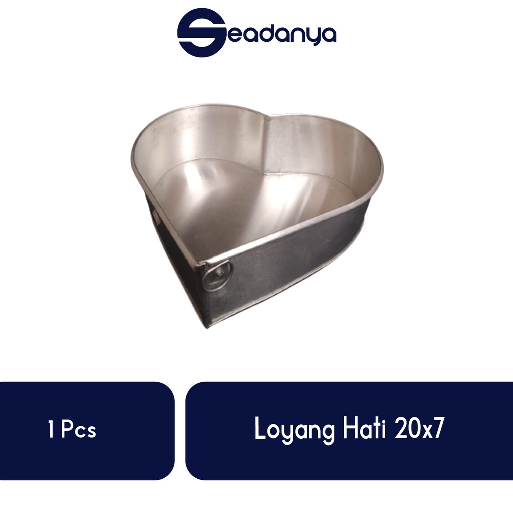 

Loyang Hati 20x7-Loyang Hati/Loyang Bentuk Hati/Loyang Hati/Loyang Ukuran 20x7/Loyang Hati Terlaris/Loyang Hati Termurah