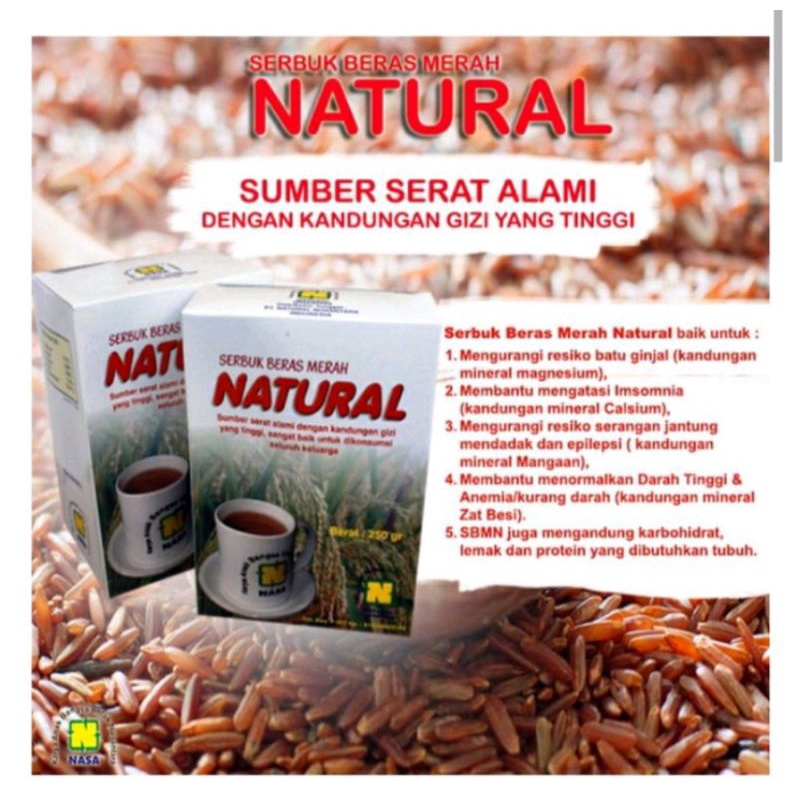 

Serbuk Beras Merah Natural
