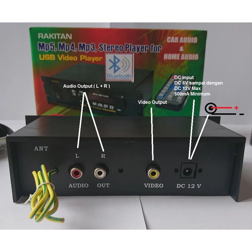 Termurah Digital Video Player MP3 MP4 MP5 FM TF USB Movie Player Bluetooth Terlaris