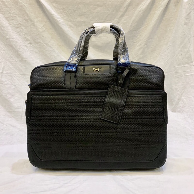 Tas Kerja Pria / Tas Kantor Cowok / Tas Tenteng & Selempang Lelaki Original Leather Asli Kulit Braun