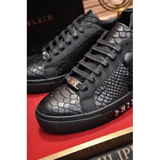 sepatu pria philipp plein sneaker cowok mirror men shoes run away top pp branded