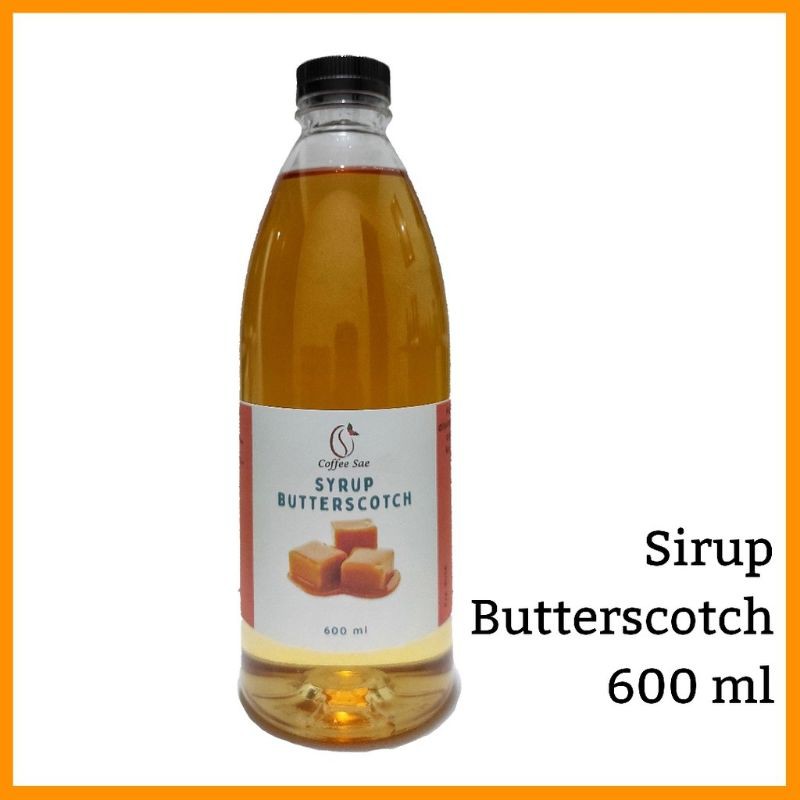 

Sirup Butterscotch Sirup minuman Kekinian 600ml Gula Asli